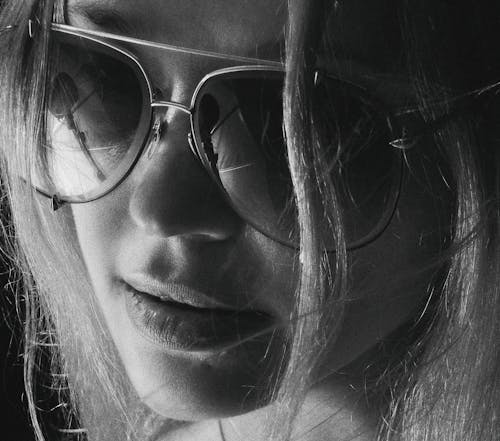Close-up of Woman in Sunglasses