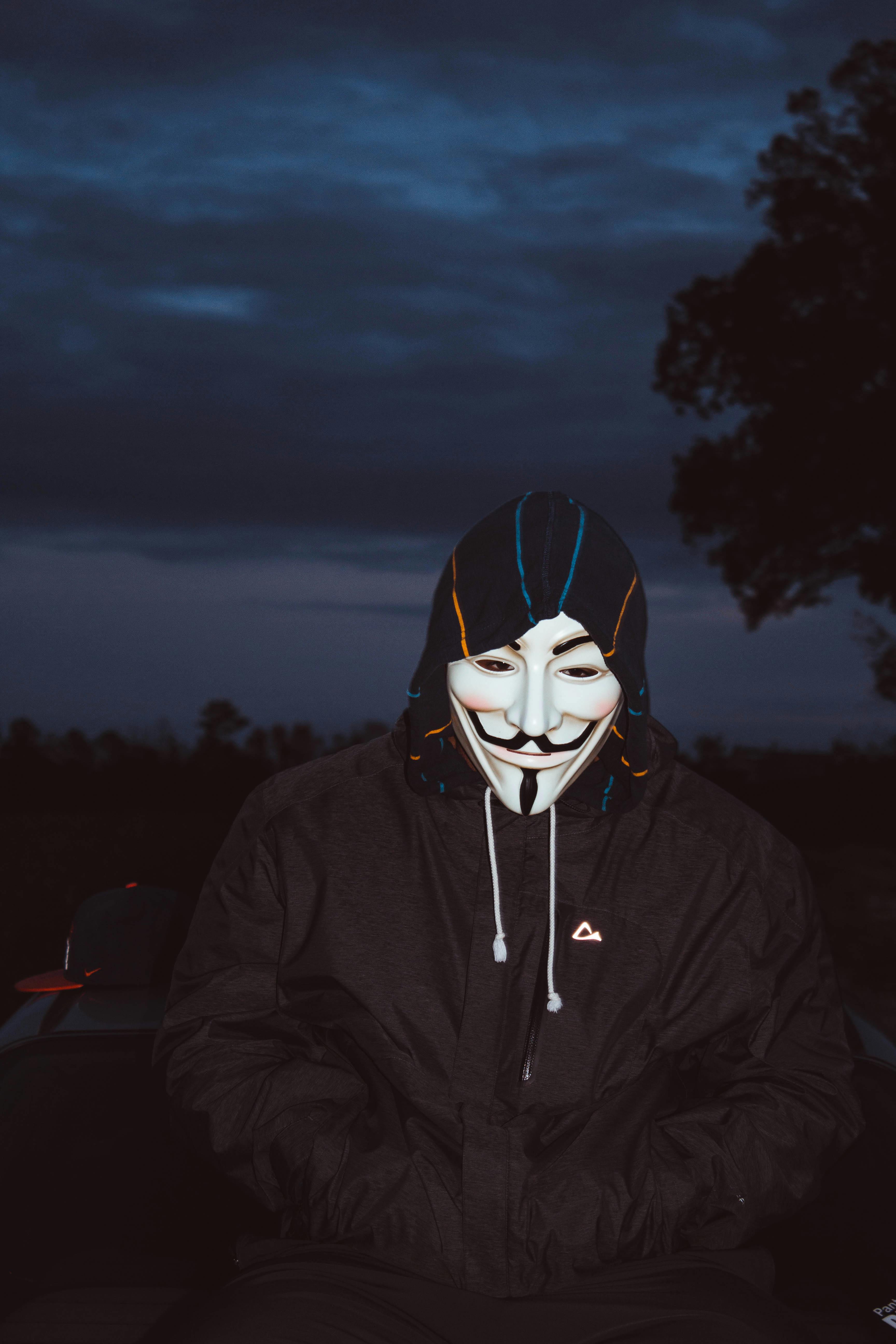 100+] Hacker Mask Wallpapers | Wallpapers.com