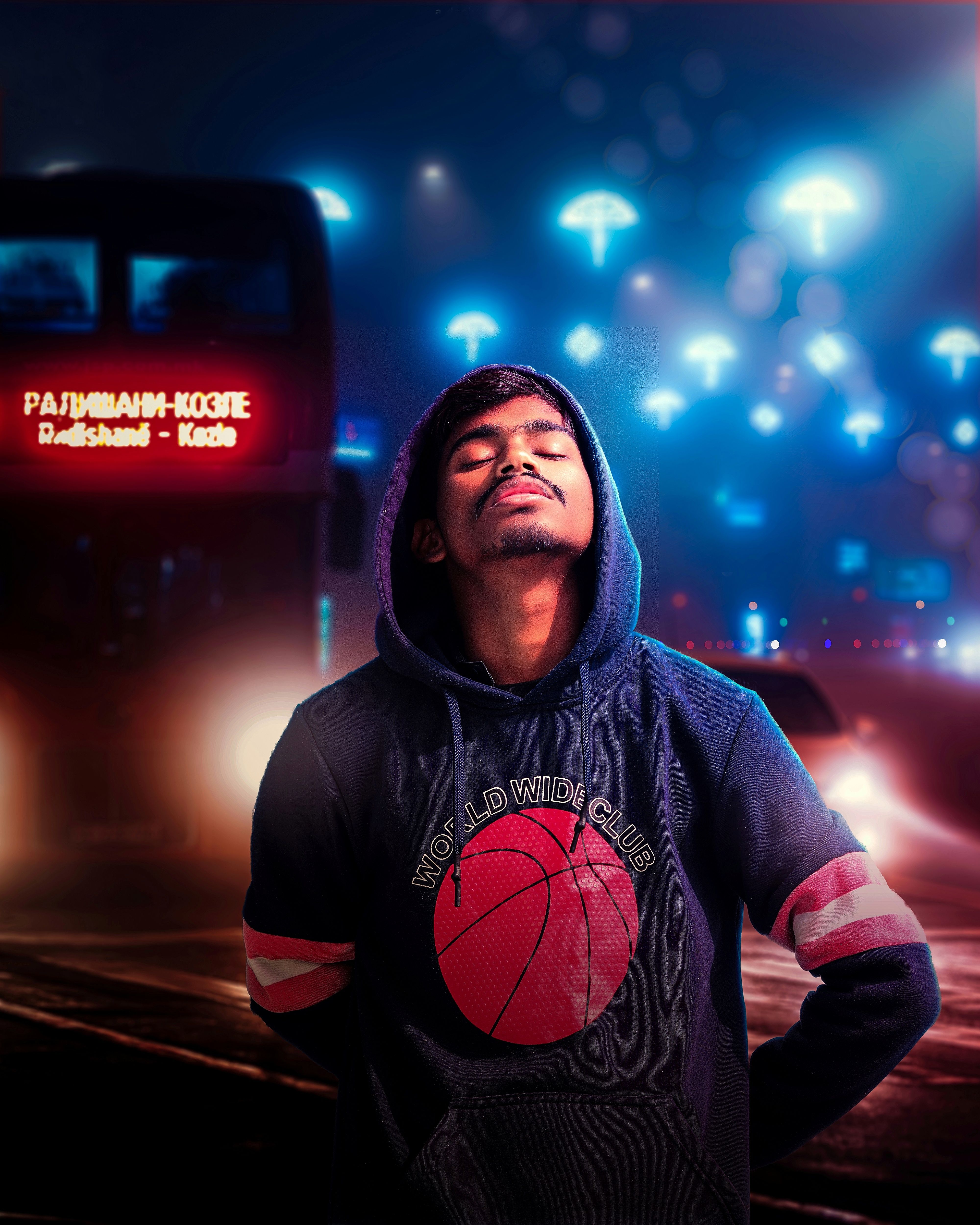 Free Night City photography potret by Pritam Barman Stock Photo