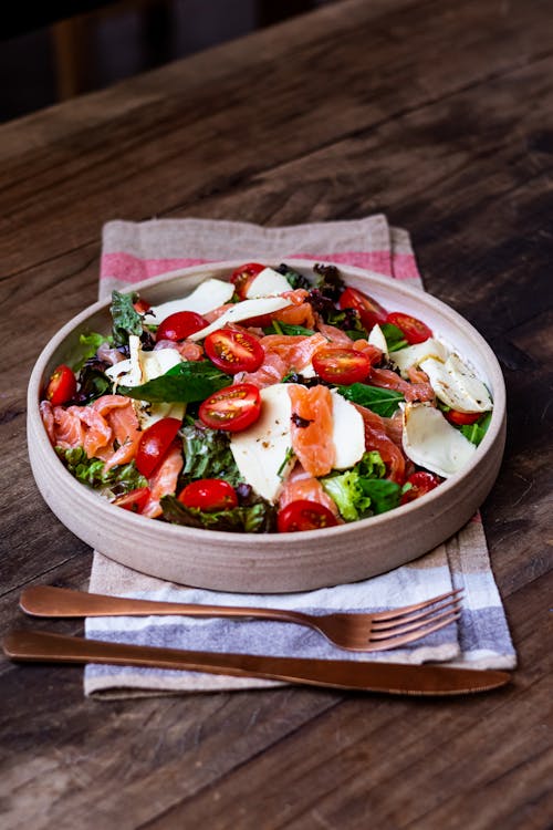 Caprese Salad on a Plate 