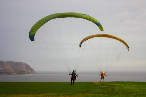 免费 冒險, 海濱, 滑翔伞 的 免费素材图片 素材图片