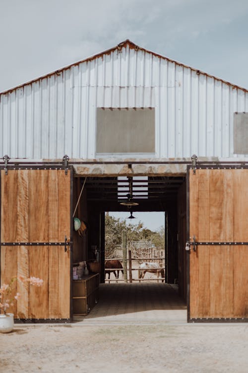 Foto stok gratis lumbung, membangun, peternakan