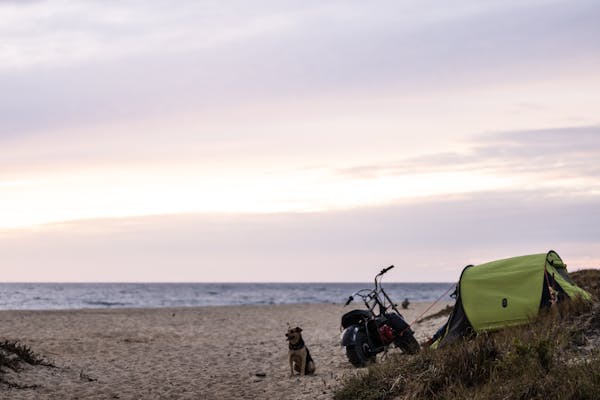 free motorcycle camping