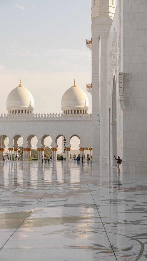 Photos gratuites de abu dhabi, bille, cheikh zayed grande mosquée
