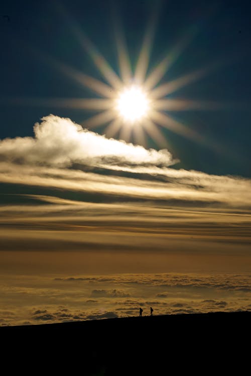 Sunlight and Clouds over People