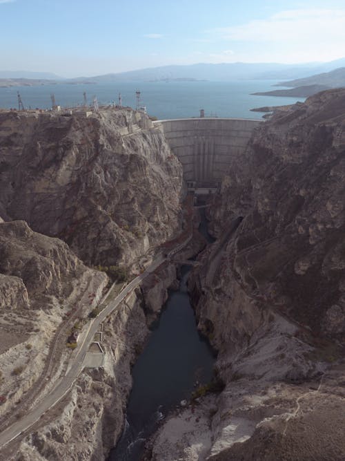 Immagine gratuita di acqua, canyon, diga