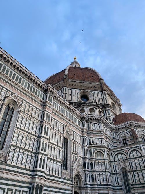 Facade of the Florence Cathedral in Italy 