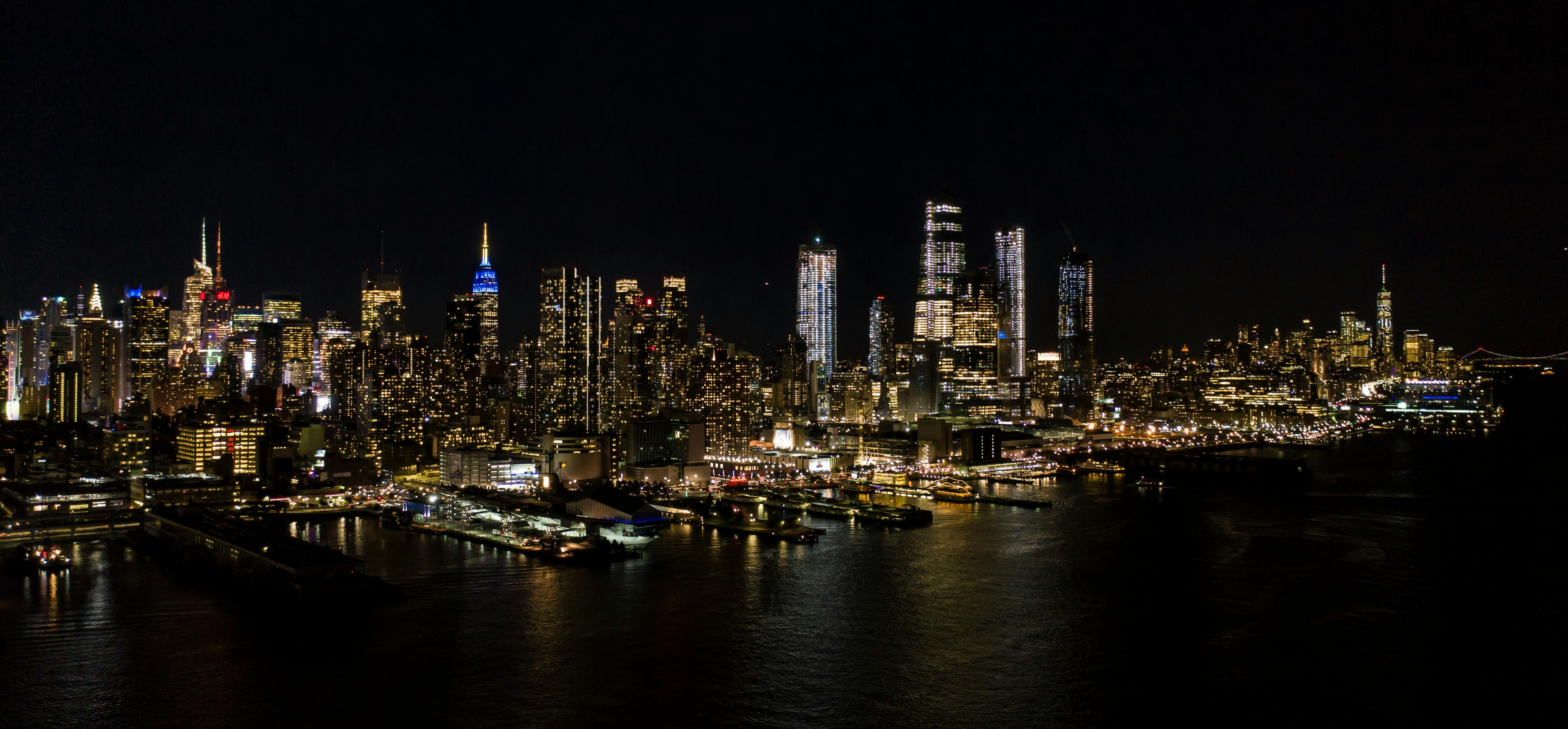 Photo Gratuite De Fond Décran New York Lumières De La