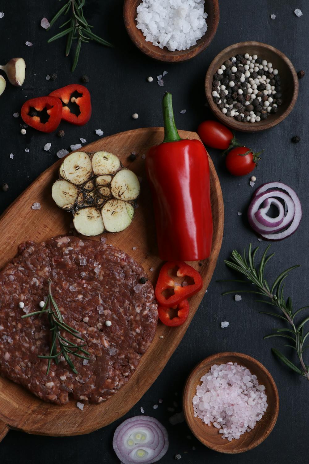 Herb and Garlic Deer Burgers