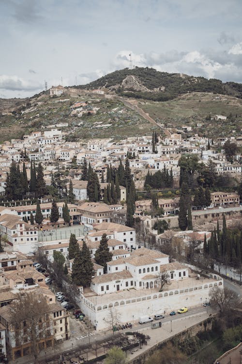 Aerial View of Granada, Spain 
