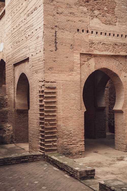 Imagine de stoc gratuită din alhambra, arcade, cărămizi