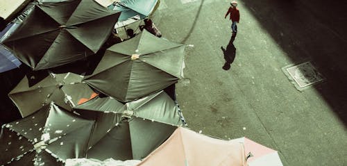 Безкоштовне стокове фото на тему «Аерофотозйомка, асфальт, базар»