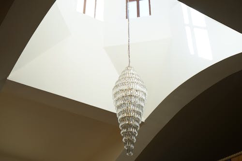 Ornamented, Glass Chandelier