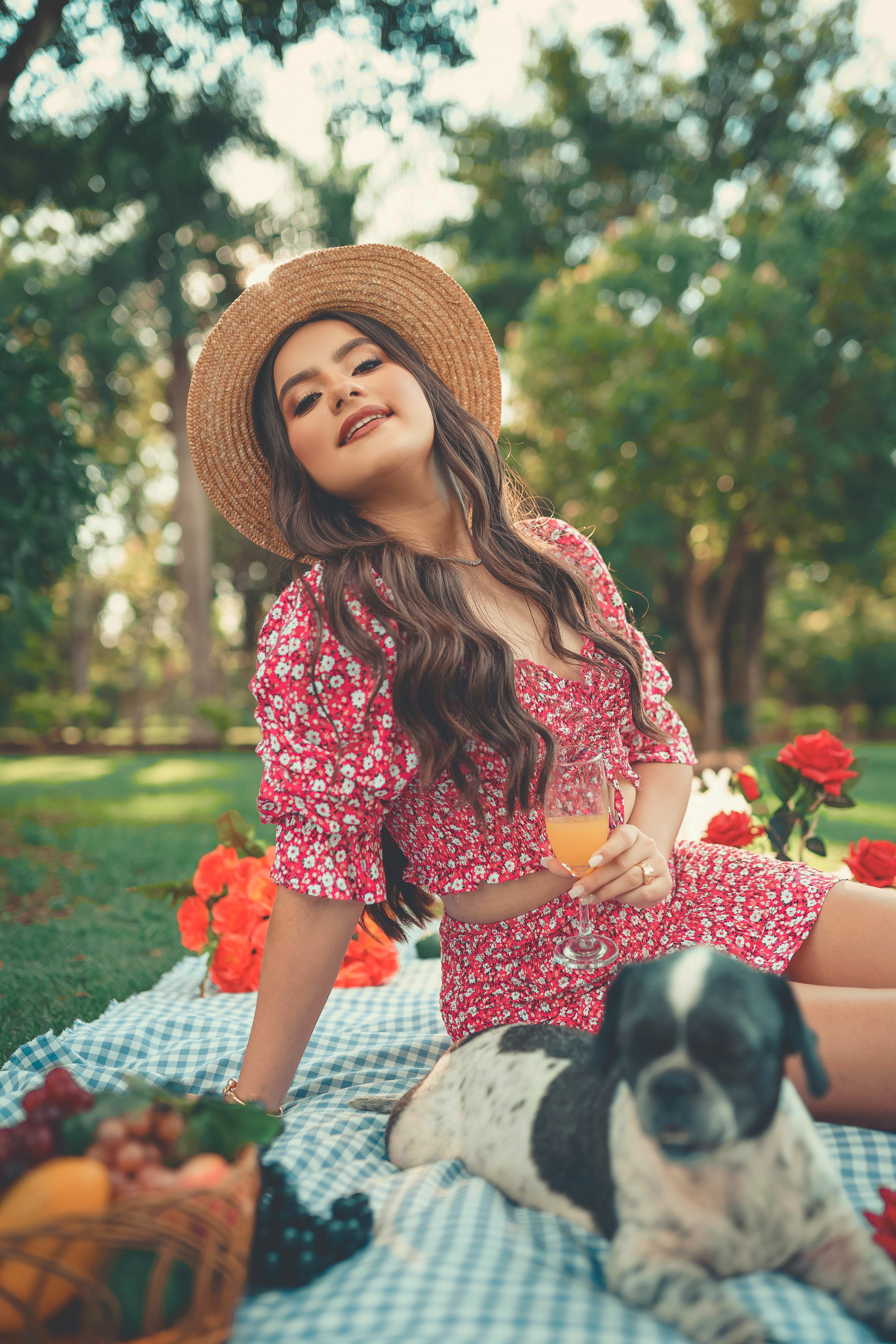 Vestido Floral Vermelho