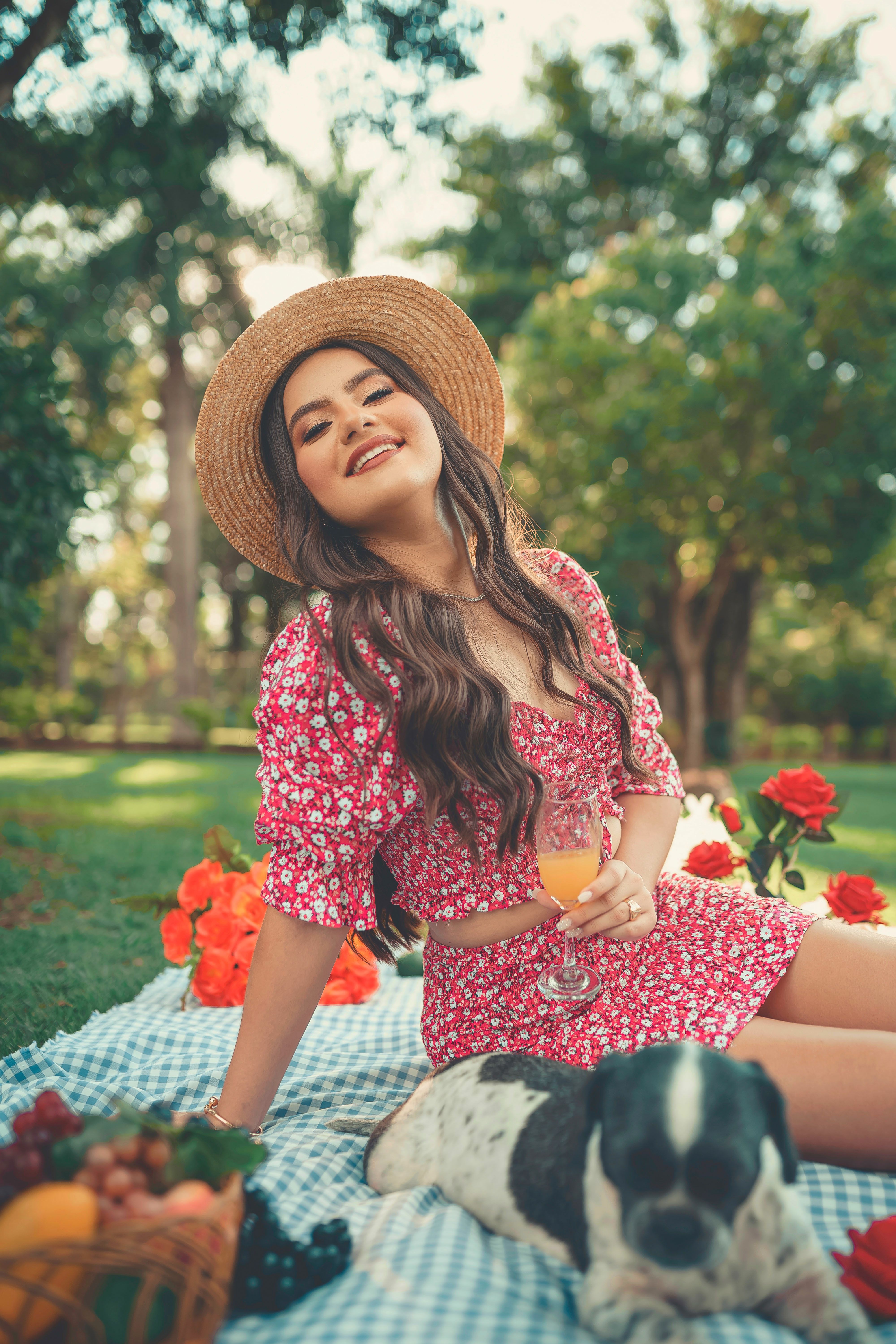 Vestido Floral Vermelho