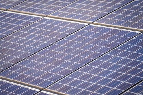 Free Close up of Solar Panels Stock Photo