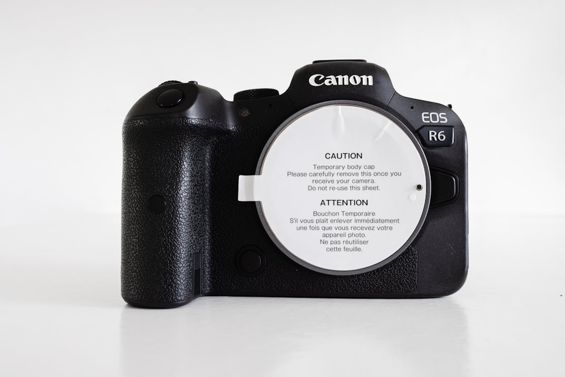 Close-up of a Canon Camera Body · Free Stock Photo