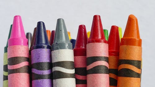 Free Crayons Set Stock Photo