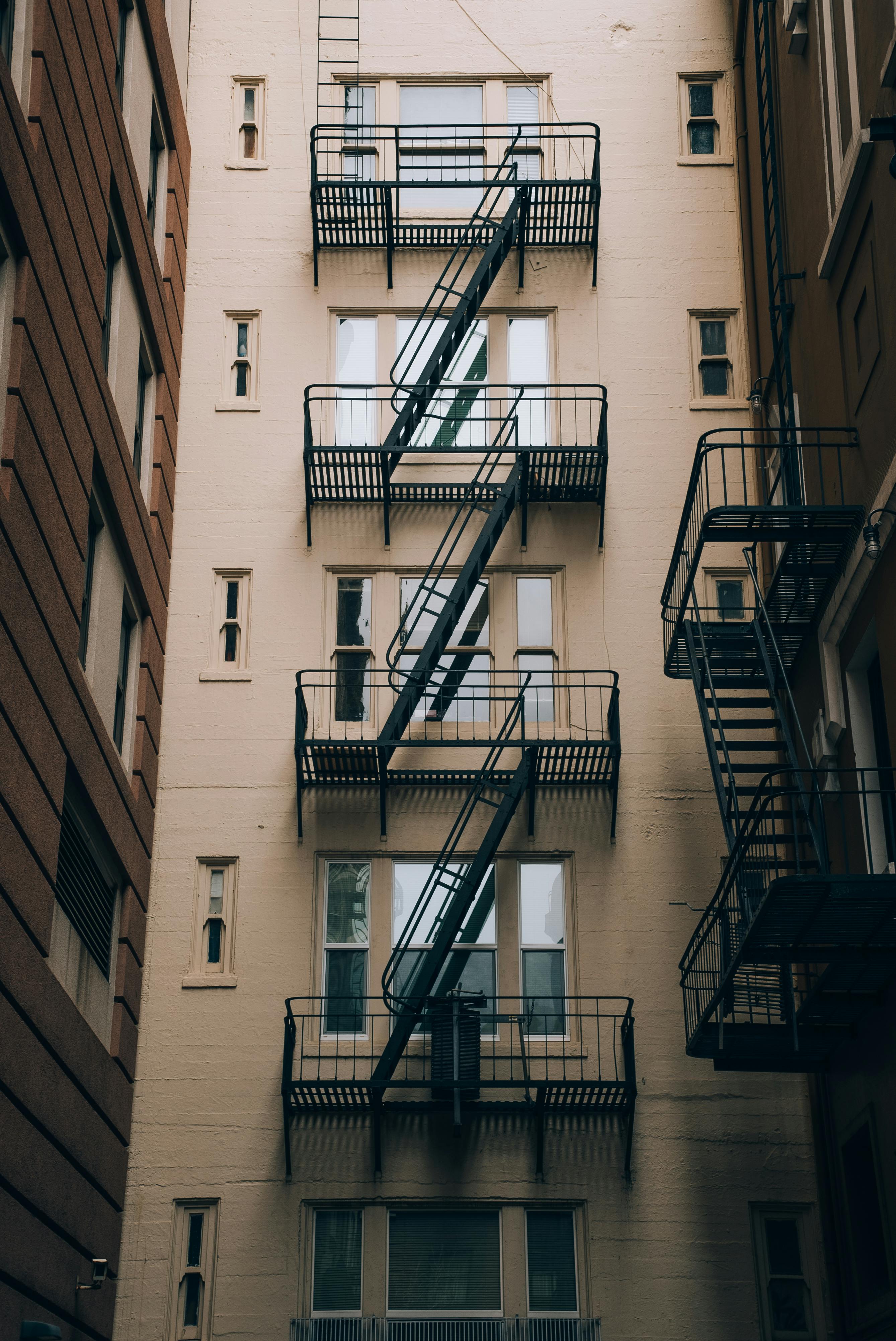 an image of a fire escape in a building