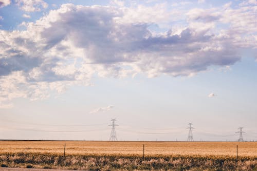 Free stock photo of blue sky, clear sky, fields