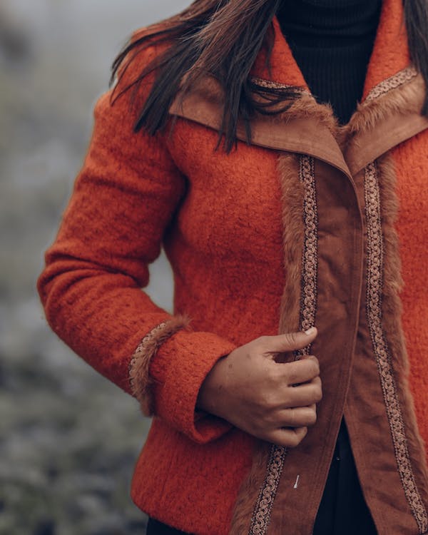 Woman in Rustic Jacket · Free Stock Photo