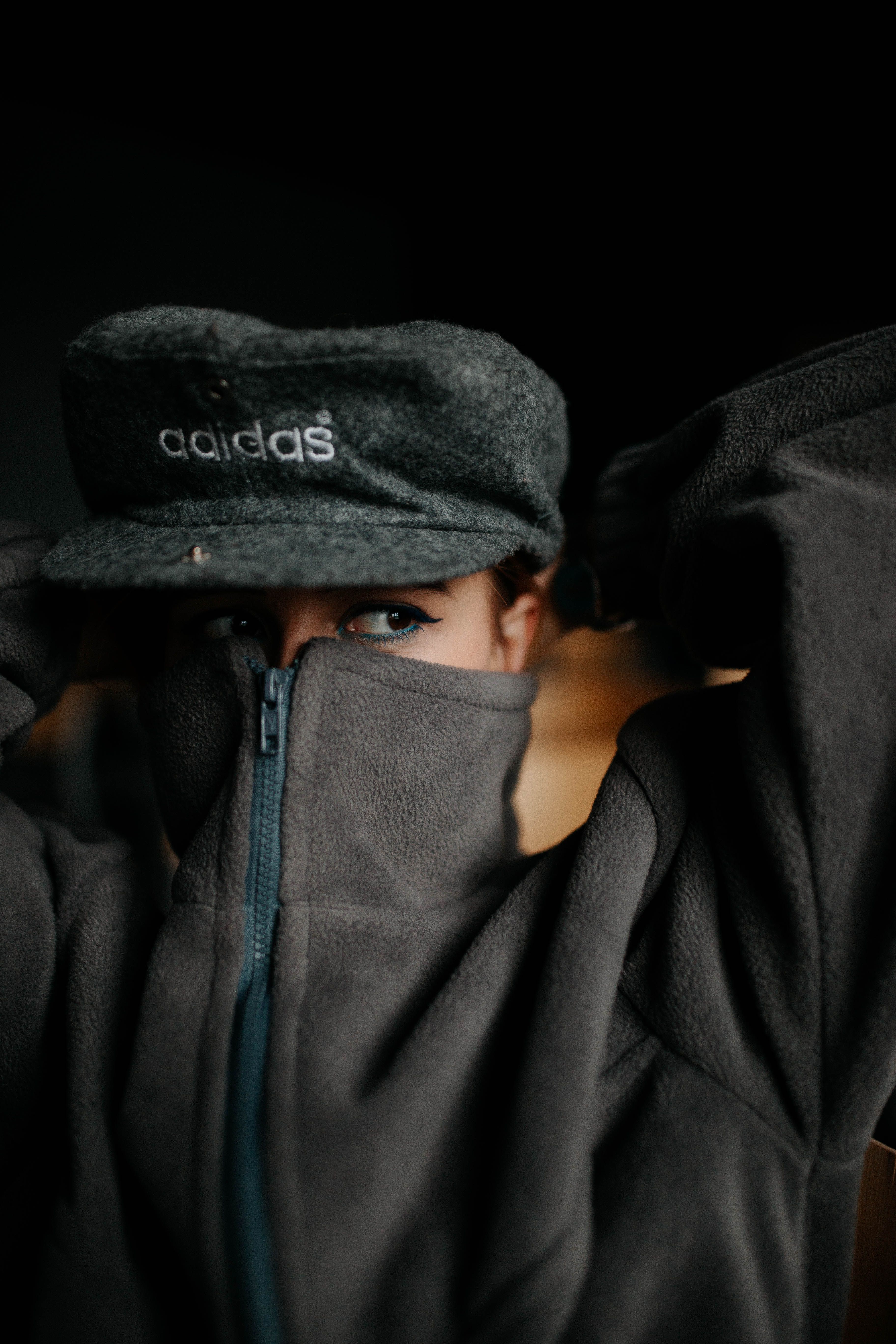 Woman in Zipped-up Sweatshirt · Free Stock Photo
