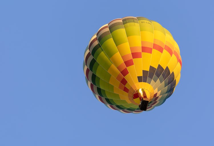 Colorful Hot Air Balloon In The Sky 