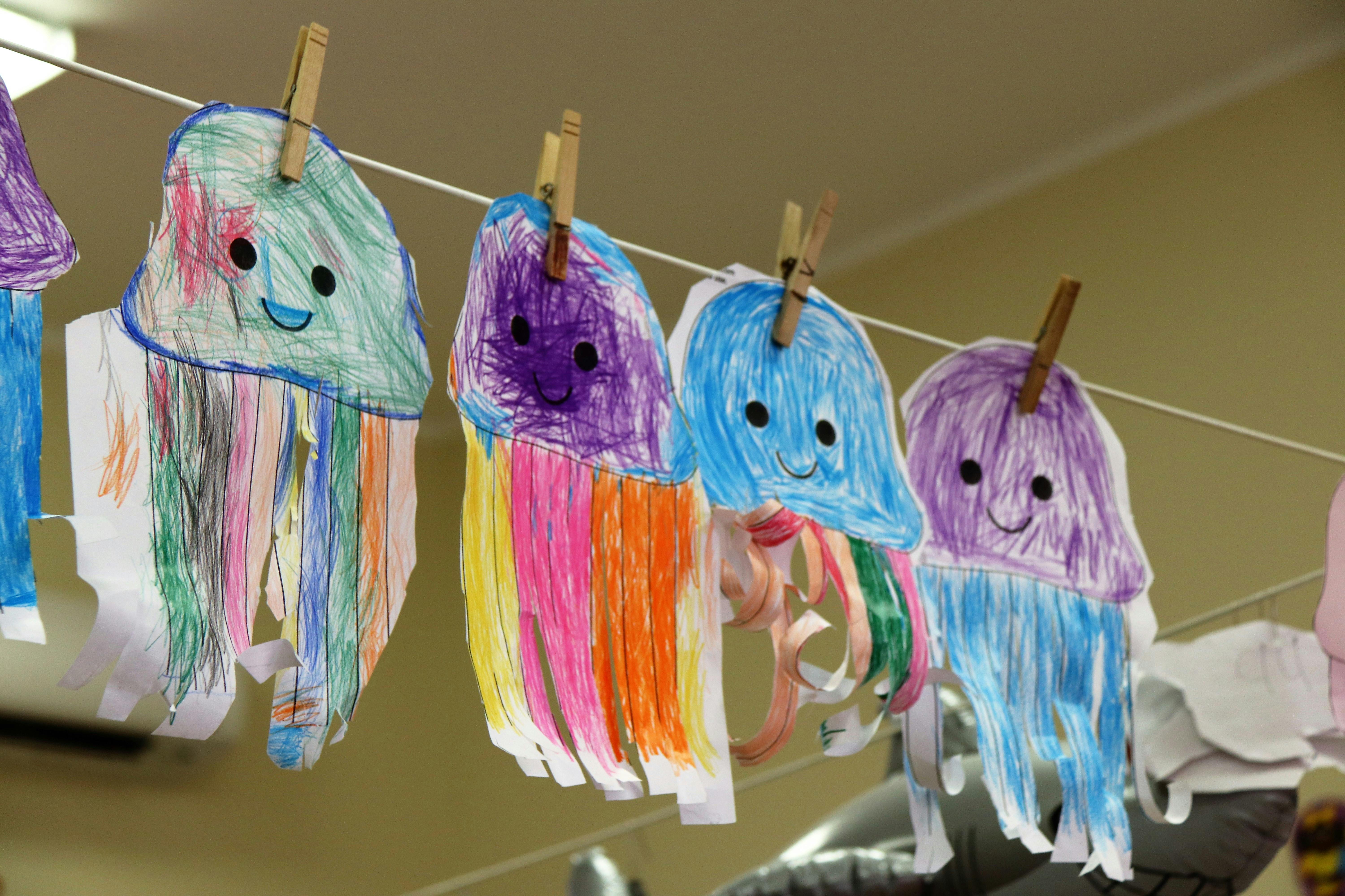 Free stock photo of Children crafts, Children drawings, classroom