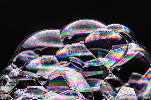 Close-up Photo of Soap Bubbles