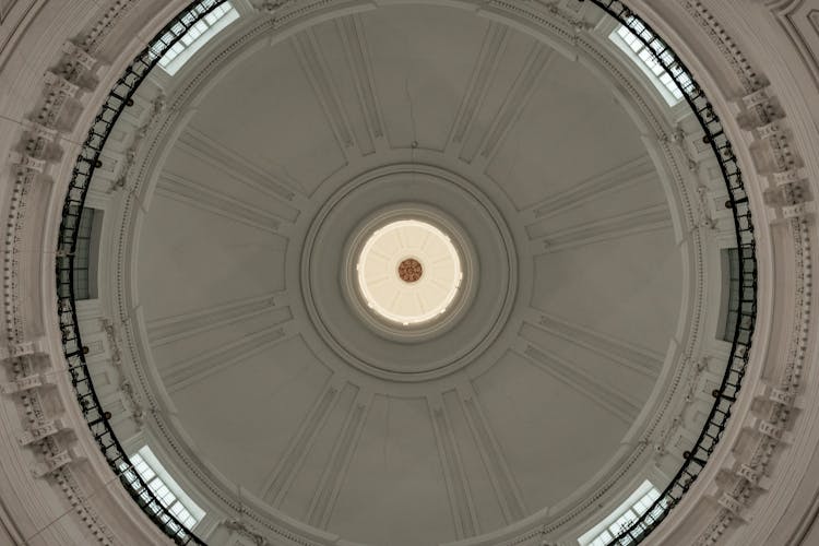 View Of The Dome In Church Of San Ildefonso, Toledo, Spain 