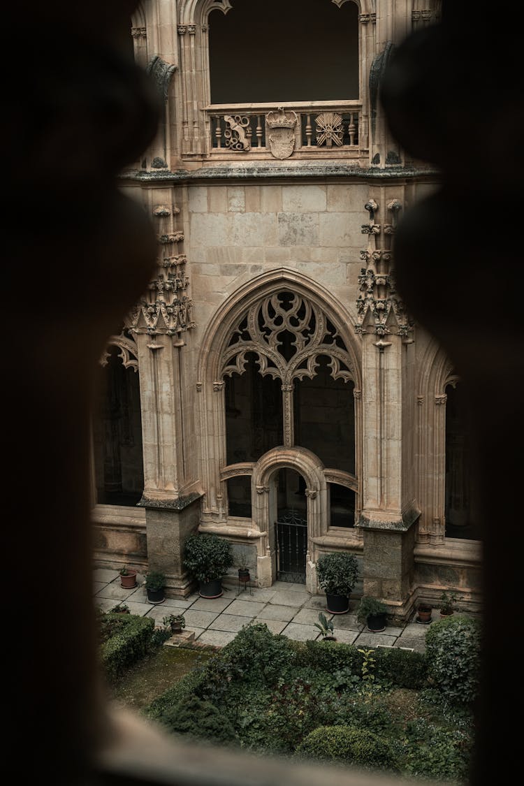 Inner Courtyard Of Abbey