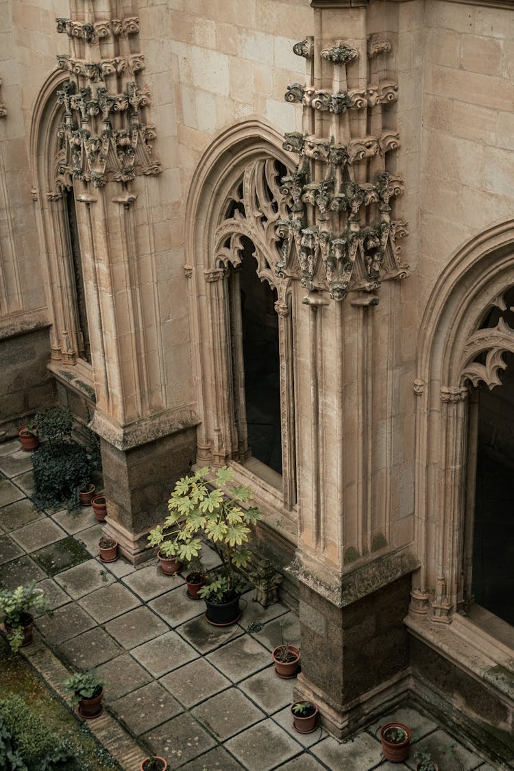 Decorations Of Gothic Abbey