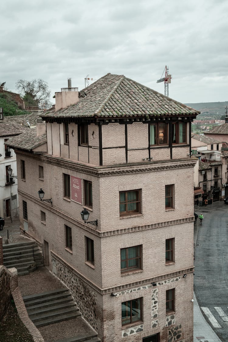 Exterior Of The Hotel Abad In Toledo, Spain 