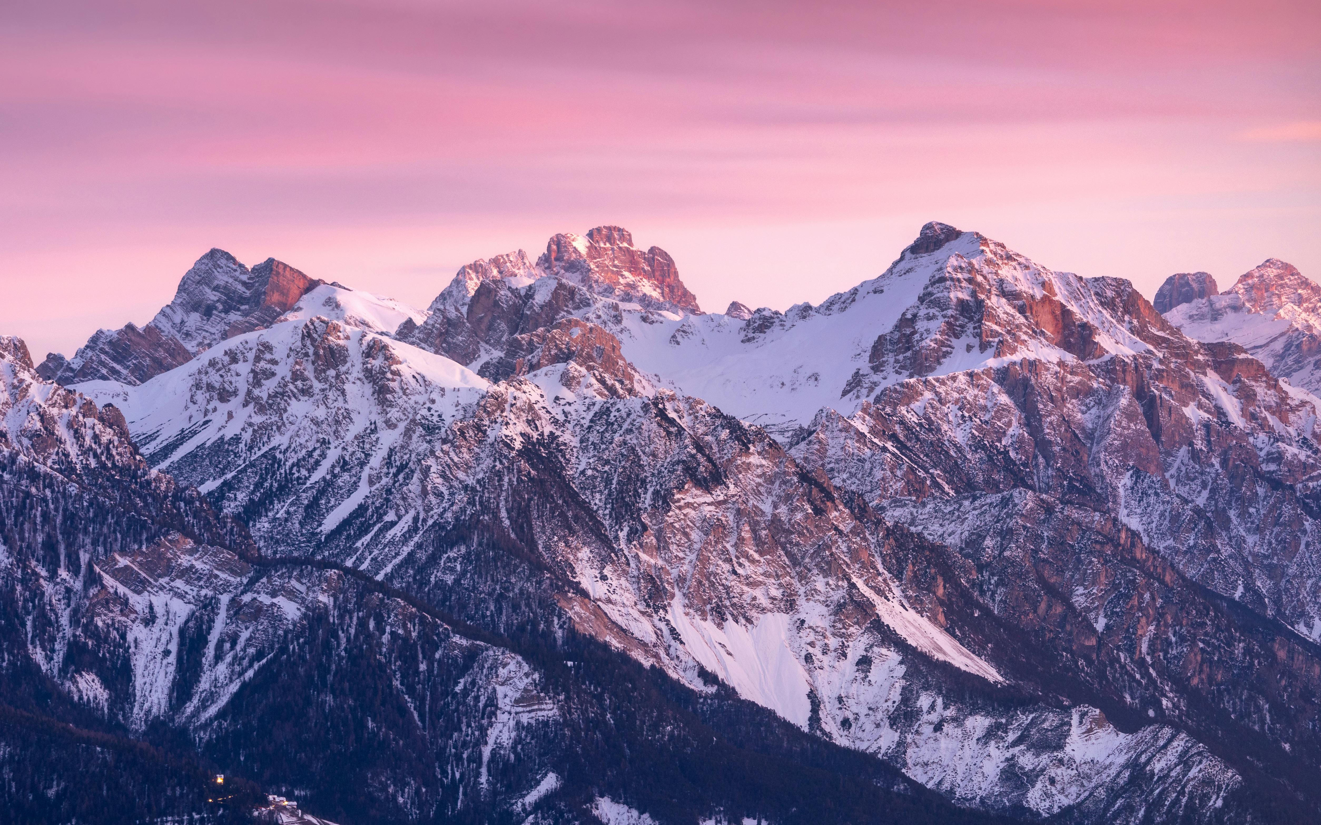 Mountains for iPhone X, 8, 7, 6, Neon Purple Mountain HD phone wallpaper |  Pxfuel