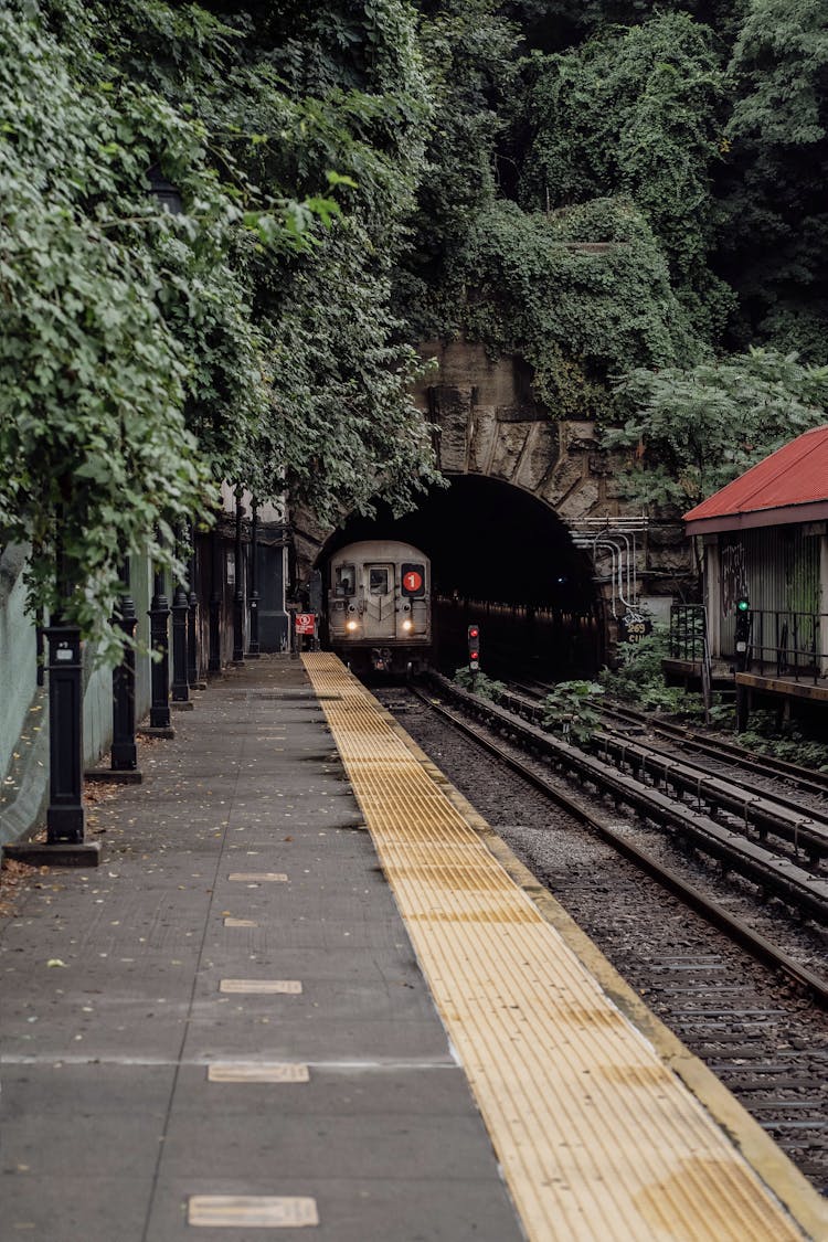 Train In A Tunnel