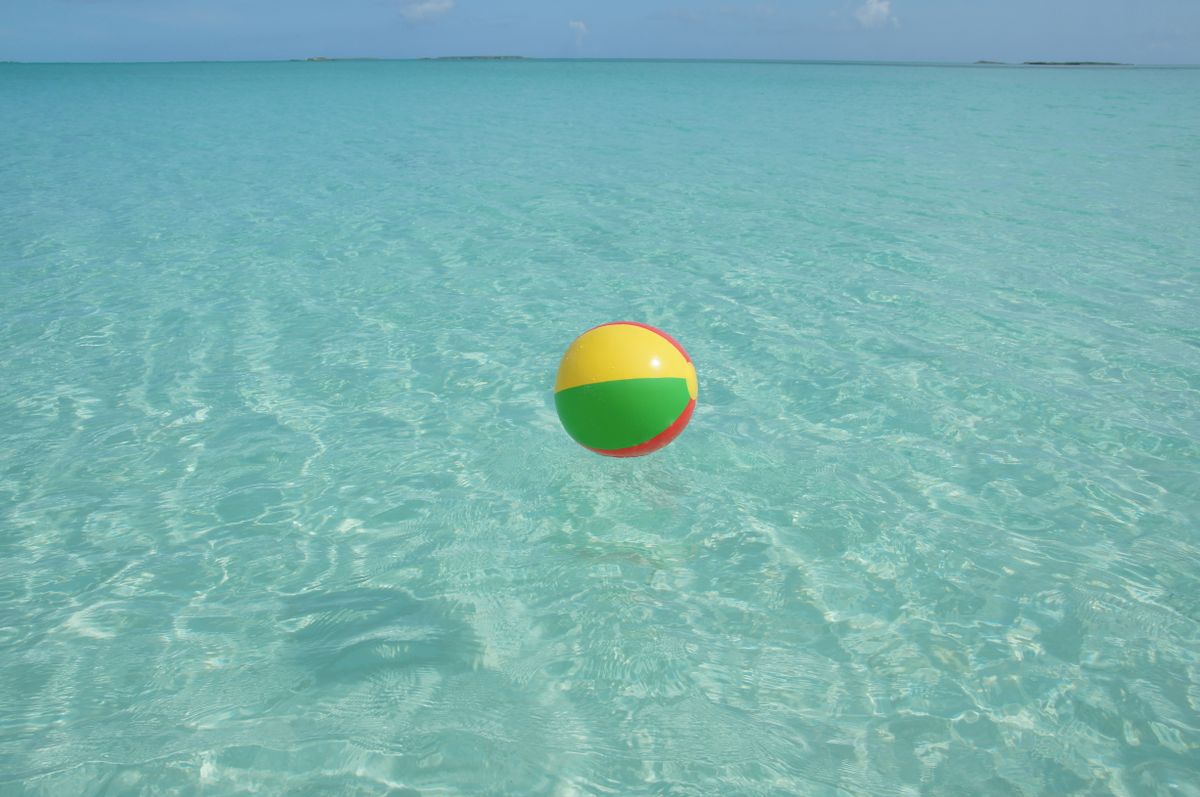 Crystal-clear shallows in Exuma