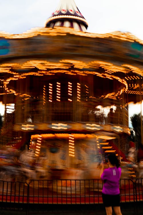 Gratis stockfoto met belicht, carnaval, carrousel