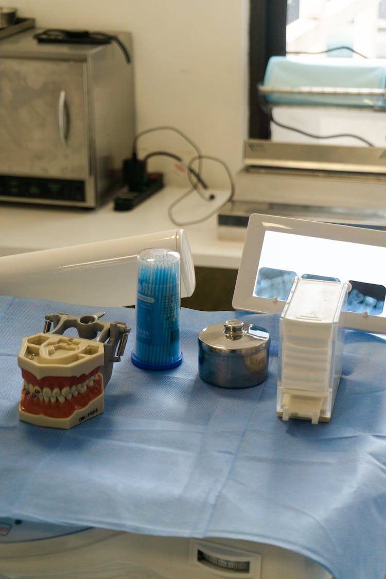 Dental Equipment In A Dentistry Office 