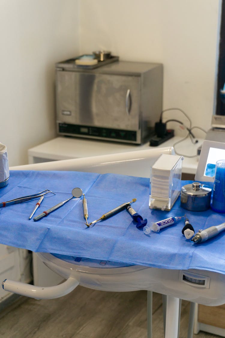 Dental Equipment In A Dentistry Office 