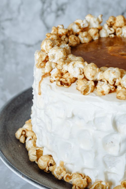 Close-up of Cake with Decoration