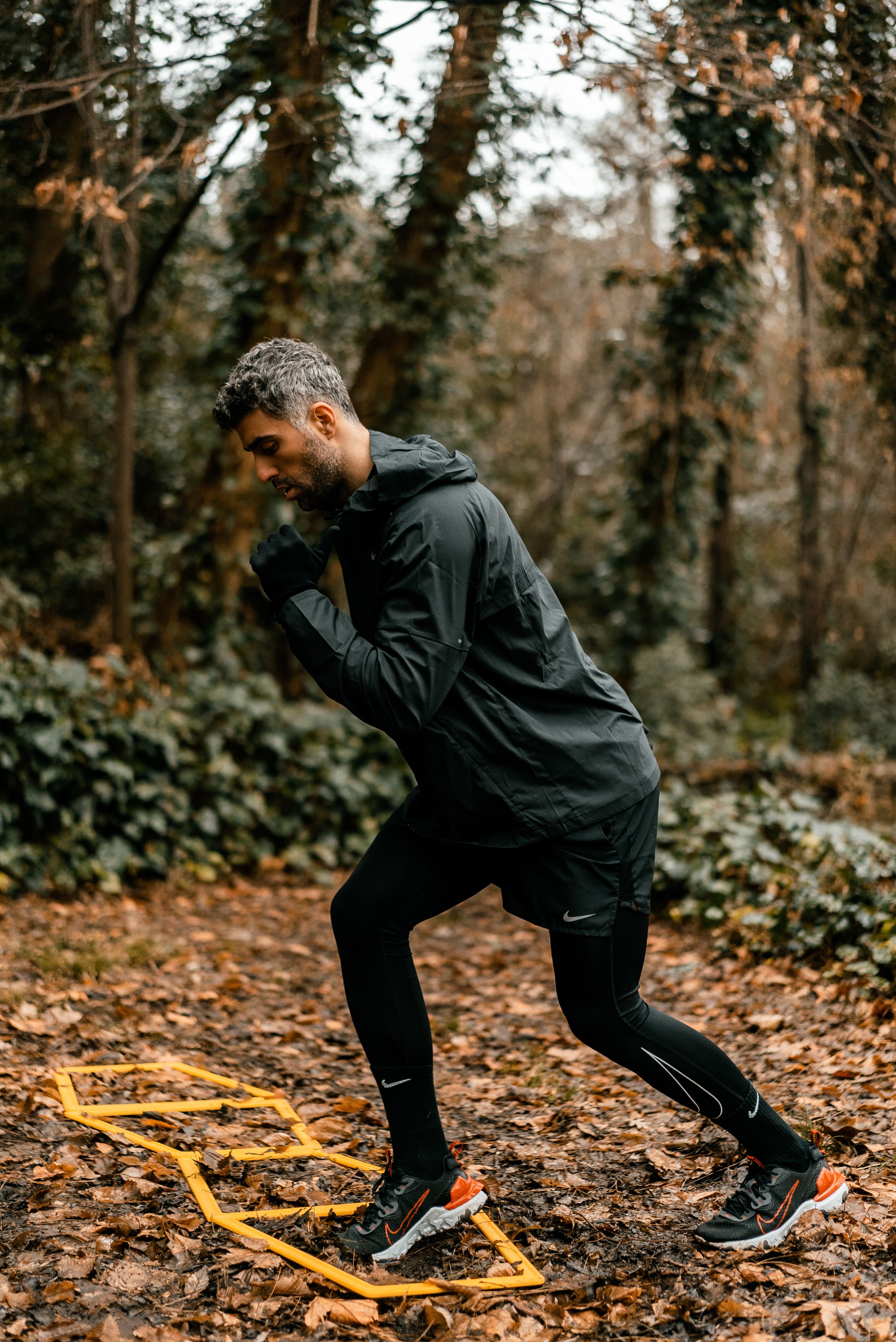 Man Exercising in the Forest · Free Stock Photo