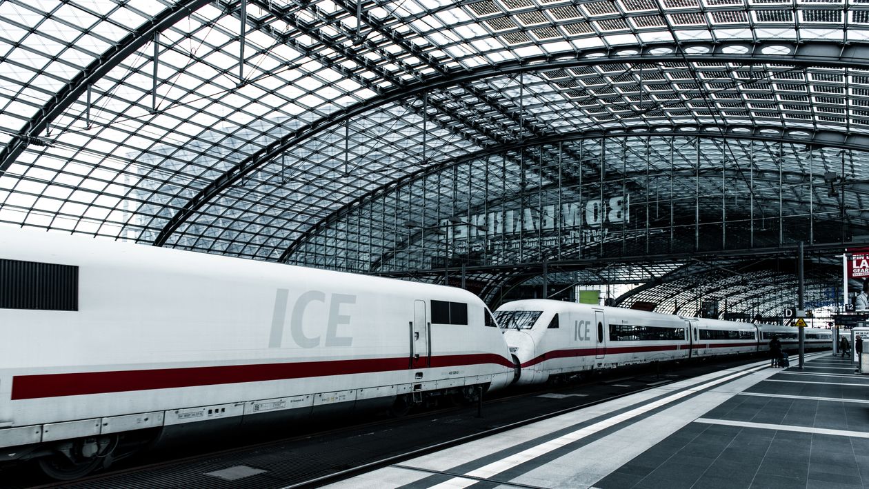 Ice Traini ICE Train in Berlin · Free Stock Photo