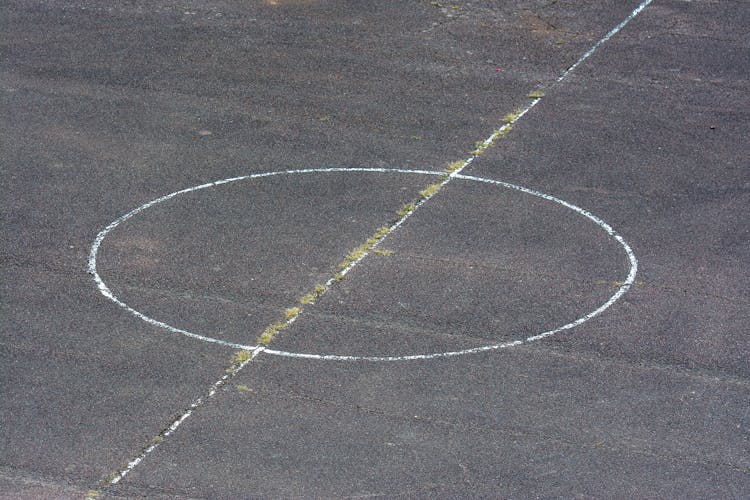 A Circle In The Middle Of A Court 