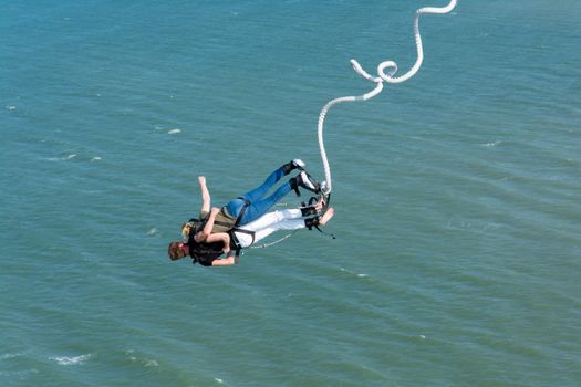 Bungee jump from Victoria Falls Bridge — Victoria Falls
