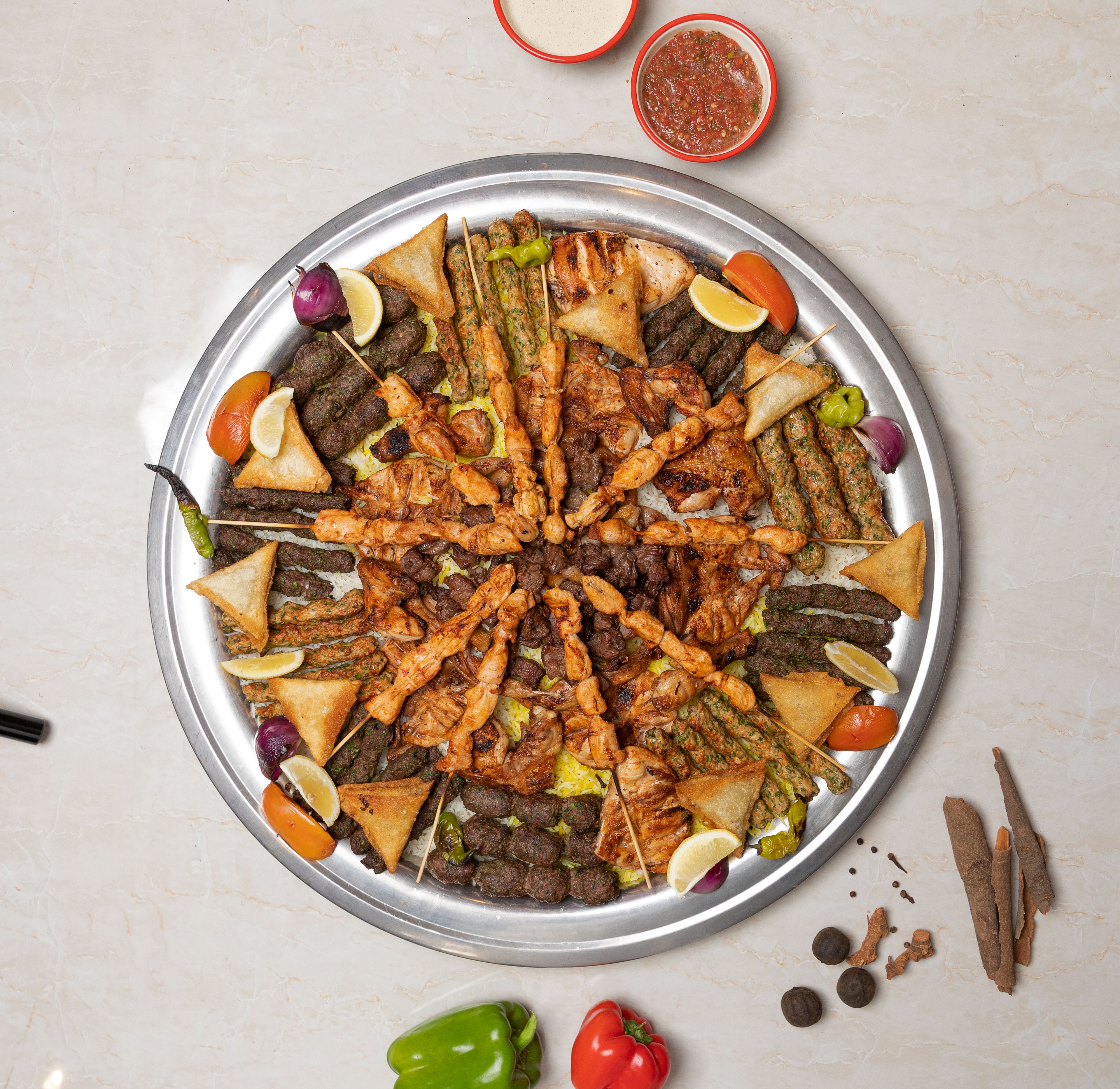 Dakar communal meal platter