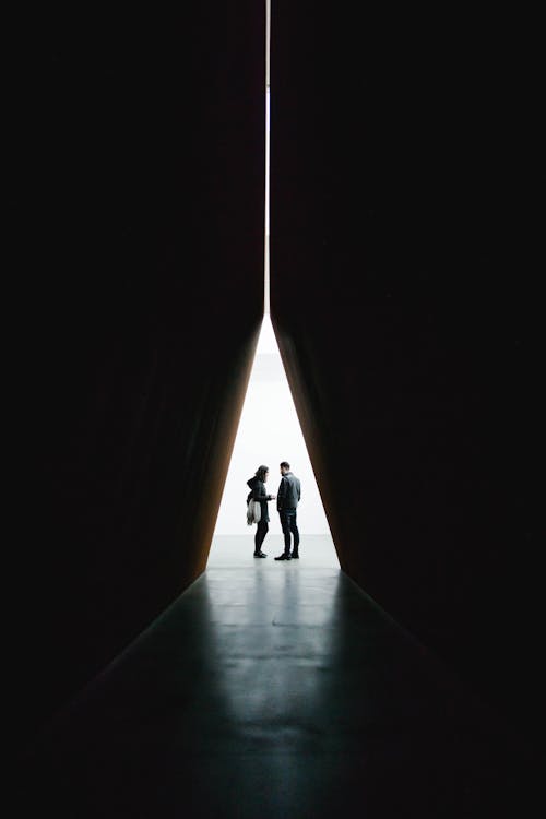 Two People Standing