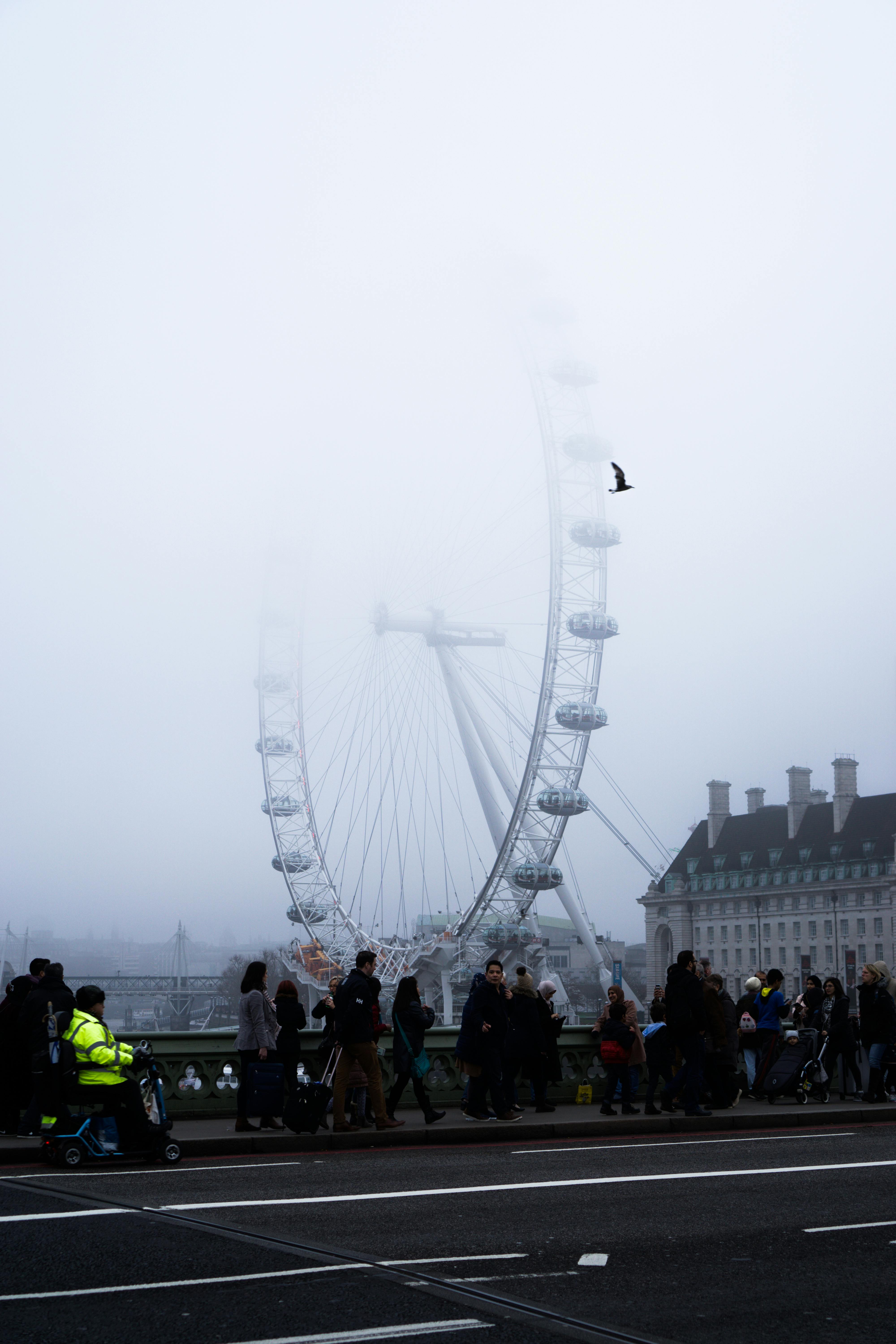 Free stock photo of fog, foggy, london