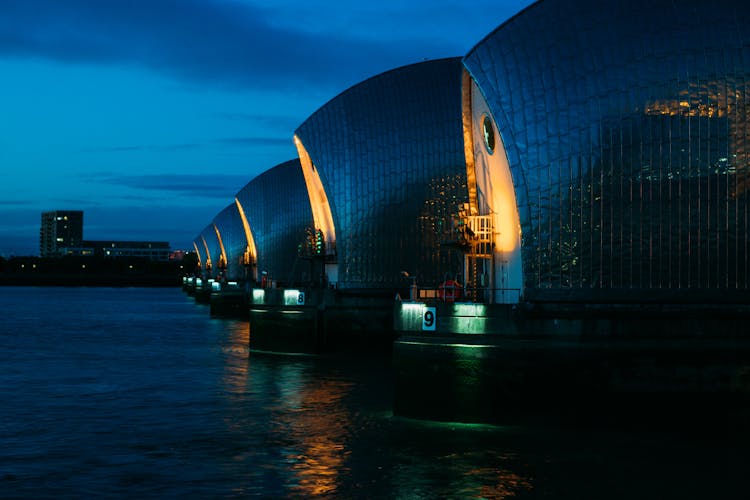 Photo Of Modern Buildings On Riverside