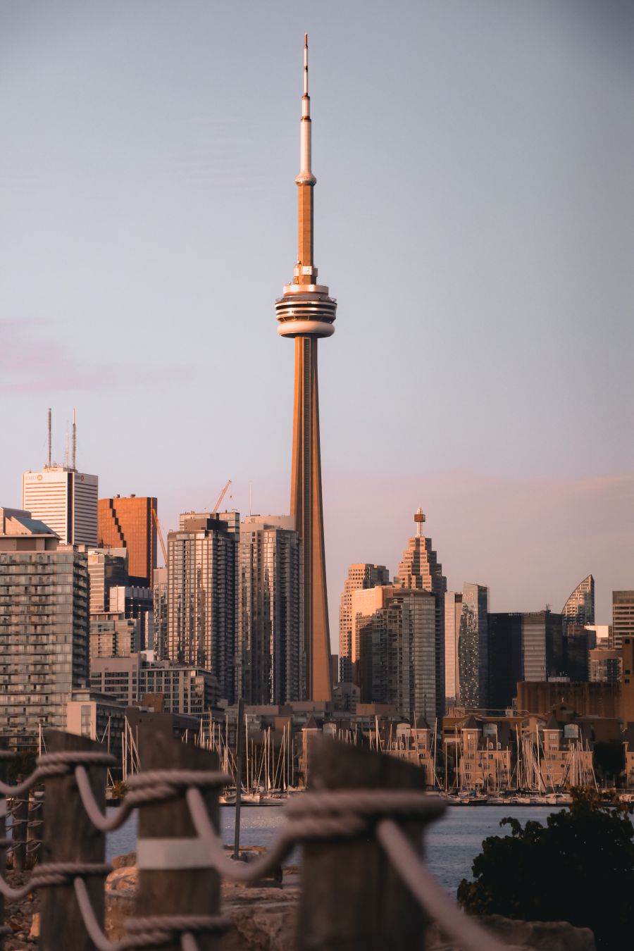 Toronto skyline with CN Tower