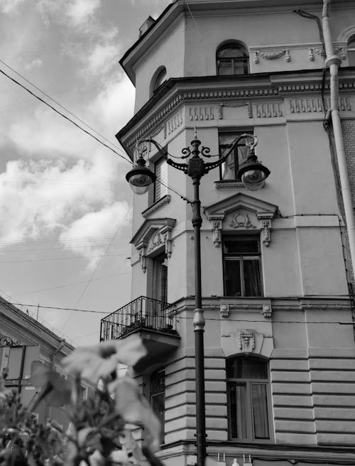 Základová fotografie zdarma na téma aan lichtbak toevoegen, budova, černobílý